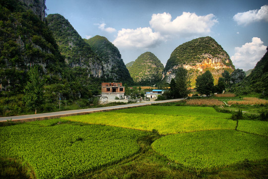 滇黔铁路沿线风景