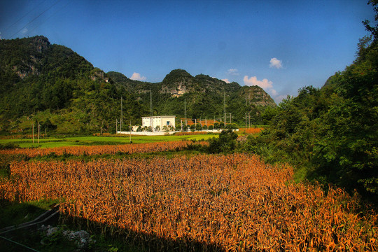 滇黔铁路沿线风景