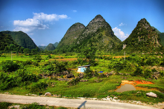 滇黔铁路沿线风景