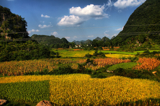 滇黔铁路沿线风景