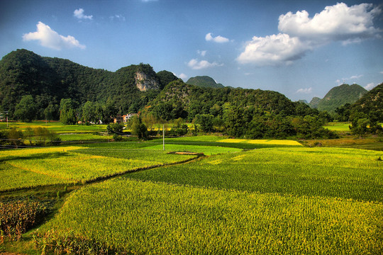 滇黔铁路沿线风景