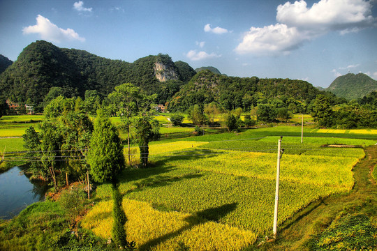 滇黔铁路沿线风景