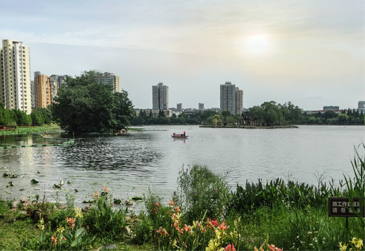 湖傍风景