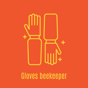 养蜂防护手套插图