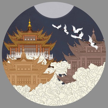 古典古風(fēng)山水畫