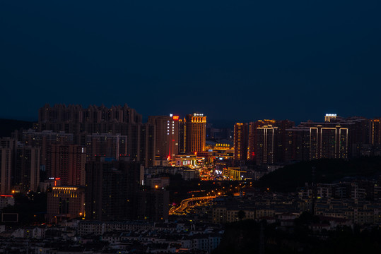 荆门城市夜景