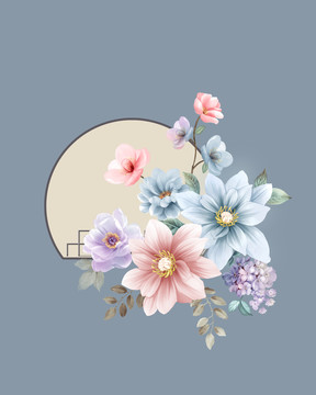 手繪小花