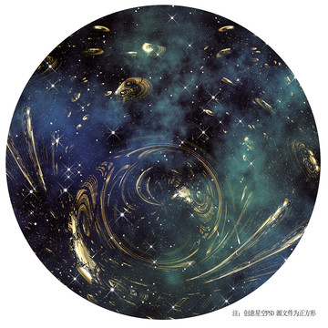 圓形星空