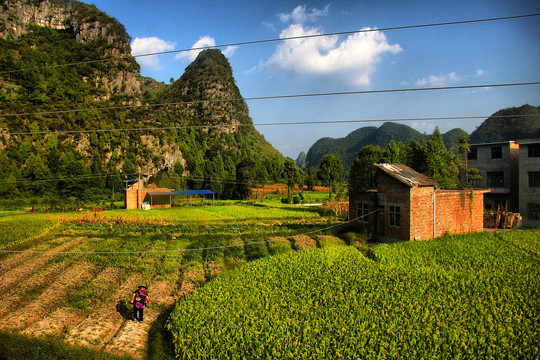 滇黔铁路沿线风景