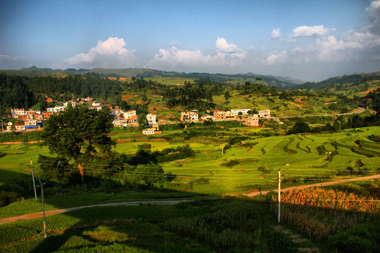 滇黔铁路沿线风景