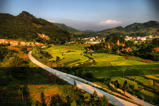 滇黔铁路沿线风景