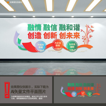 銀行文化墻
