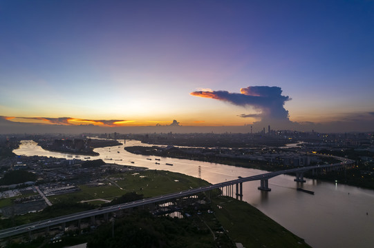 广州珠江新城夜景