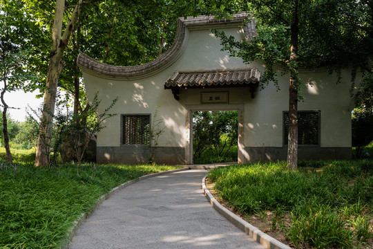 北京园博园庭院风景