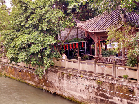 三道堰古镇风景