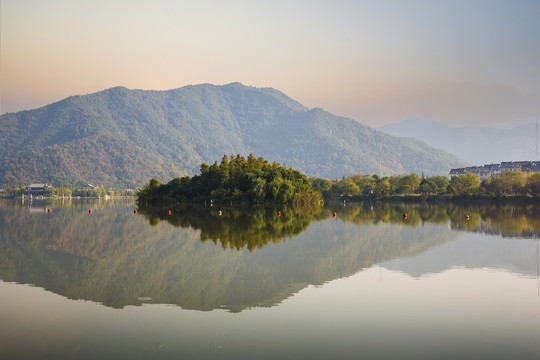 临海灵湖风光