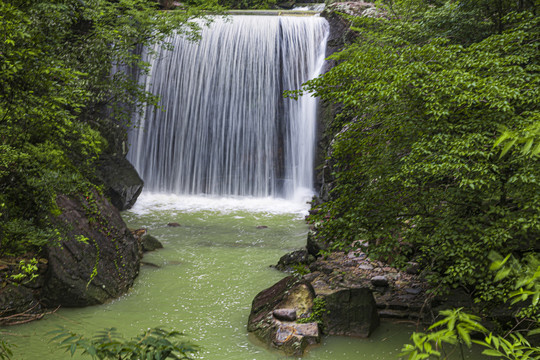 磐安瀑布水景