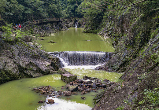 磐安瀑布水景