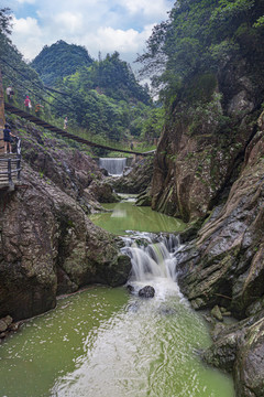 磐安瀑布水景