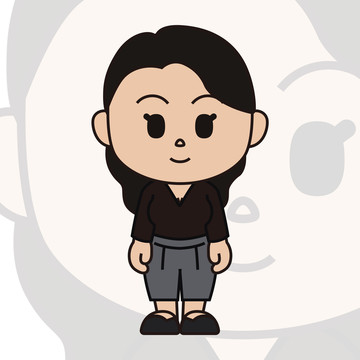 職場(chǎng)精英卡通人偶6