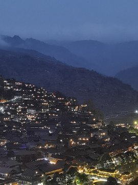 西江苗寨夜景