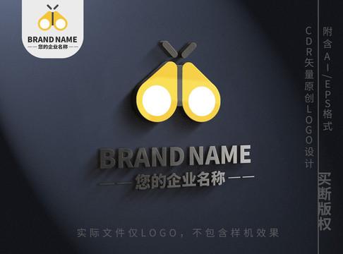 小蜜蜂logo昆蟲標志