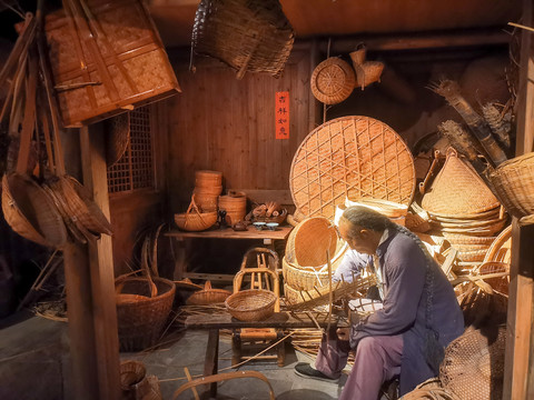 老上海竹器店