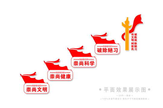 移風(fēng)易俗樓道文化