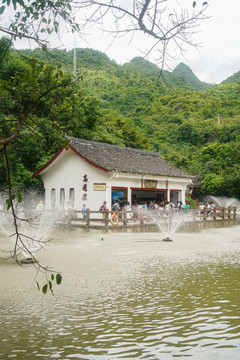 贵州黄果树大瀑布风光大自然