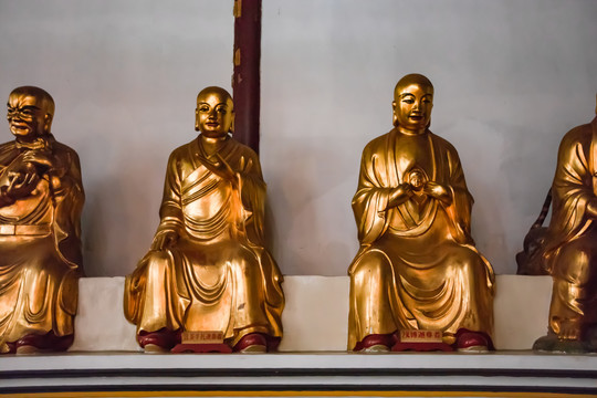 安慶市迎江寺大雄寶殿十八羅漢