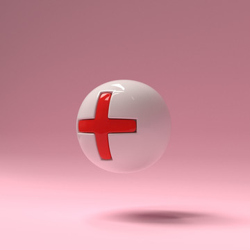 十字会球体C4D模型