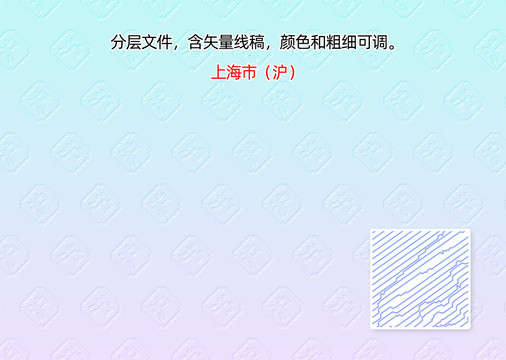 上海市沪字防伪纹