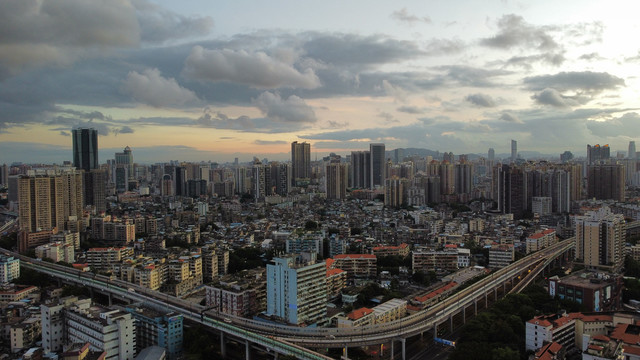 广州航拍风景