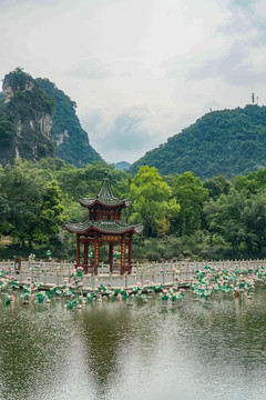 桂林阳朔山水风光大自然