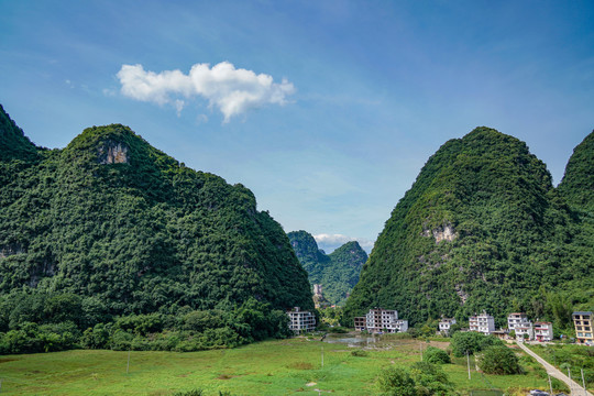 桂林阳朔山水风光大自然