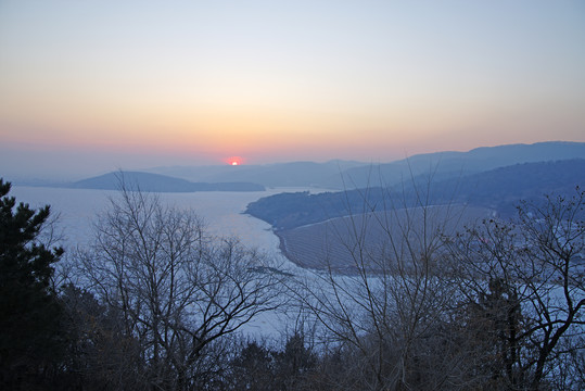 四平转山湖景区风光