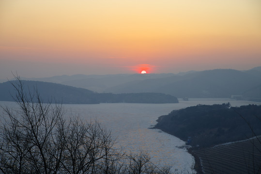 四平转山湖景区风光