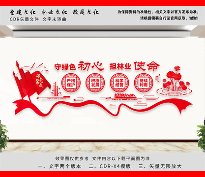 林業(yè)管理站文化墻