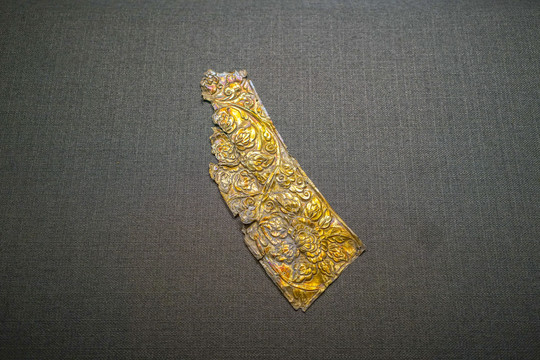 吐蕃金飾片西藏文化黃金藏飾