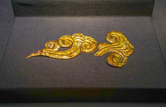 吐蕃金飾片西藏文化黃金藏飾