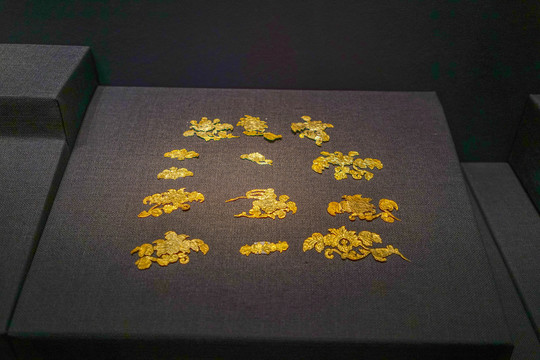 吐蕃金飾片西藏文化黃金藏飾