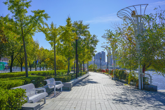 天津海河步道景觀