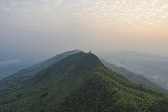 茶山竹海日出