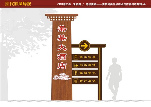 廣告導(dǎo)視牌
