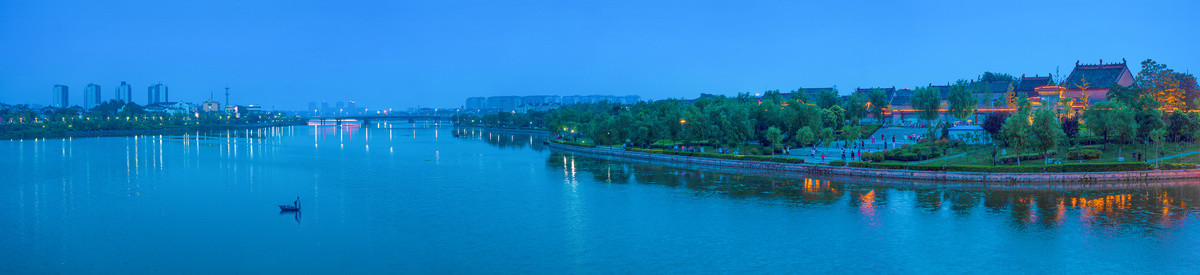 亳州涡河全景图