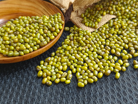 成熟绿豆素材