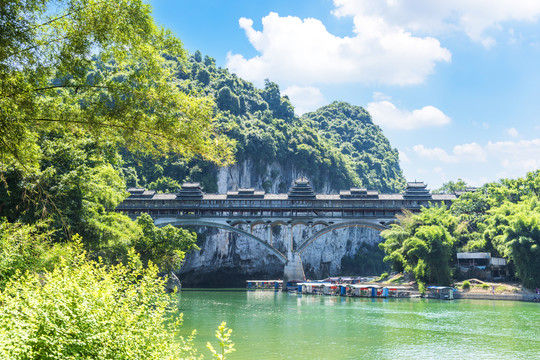 广西宜州下枧河风光