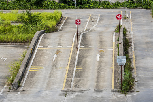 驾校斜坡场地