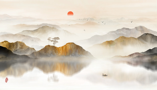 山水画