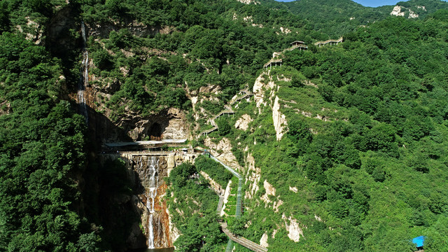 河北石家庄灵寿县漫山花溪谷